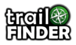 Trail Finder Logo with compass