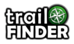 Trail Finder Logo with compass